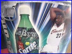 RARE Vintage LEBRON JAMES CLEVELAND CAVALIERS SPRITE Stand COOLER Store Display