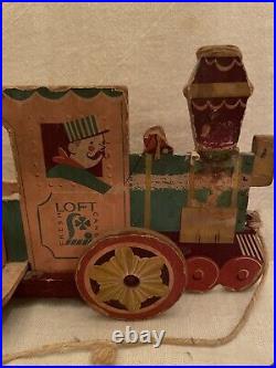 RARE Vintage LOFT Fresh Candy Company Candyland Express Toy Train Working Wheels