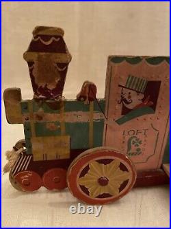 RARE Vintage LOFT Fresh Candy Company Candyland Express Toy Train Working Wheels