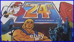 RARE Vintage NEW-OLD-STOCK 1985 He-Man Masters of the Universe Store Display VHS