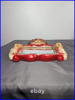 RARE Vintage Original Advertising Sign Bow Ties By Castle Store Mirror