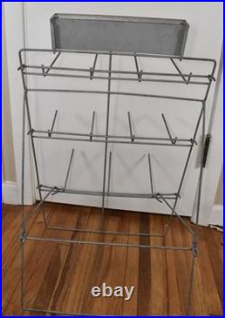 RARE Vintage Original TOOTSIETOY Toy Store Metal Advertising Display Stand Sign