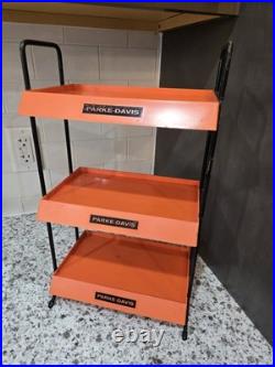 RARE Vintage Parke-Davis 3-Tier Pharmesutical Countertop Promotional Display