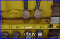 RARE Vintage REGAL Car Door Window Crank Handle Tin Dealer Store Display Sign