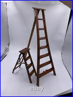 RARE Vintage Salesman Sample kit 10 Ladders, mechanisms, original case, more