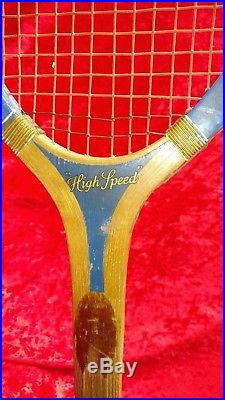 RARE Vintage Winchester 4 Tennis Racket & Base Store Display Advertising Set