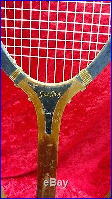 RARE Vintage Winchester 4 Tennis Racket & Base Store Display Advertising Set