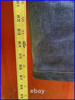 RARE Wrangler VINTAGE Blue Denim Jeans Store Display Giant HUGE 66 W 63 Inseam