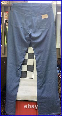 RARE Wrangler VINTAGE Blue Denim Jeans Store Display Giant HUGE 66 W 63 Inseam