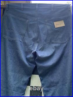 RARE Wrangler VINTAGE Blue Denim Jeans Store Display Giant HUGE 66 W 63 Inseam