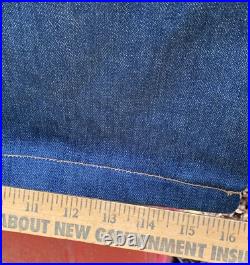 RARE Wrangler VINTAGE Blue Denim Jeans Store Display Giant HUGE 66 W 63 Inseam