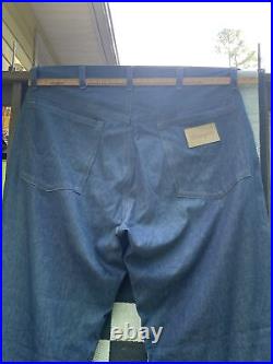 RARE Wrangler VINTAGE Blue Denim Jeans Store Display Giant HUGE 66 W 63 Inseam