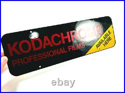 RARE vtg Lucite Kodak Kodachrome Film Camerea Store Advertising Sign DOUBLE SIDE