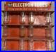 RCA-Electron-Tubes-Display-Sign-Parts-Rack-wi-12-Glass-Jars-Television-Vtg-01-kfyy