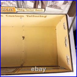 Rare 1930s DETMER WOOLENS Store Display Salesman Box Case US Capitol 27.5 Vtg