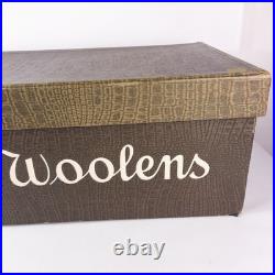 Rare 1930s DETMER WOOLENS Store Display Salesman Box Case US Capitol 27.5 Vtg