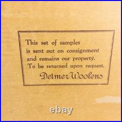 Rare 1930s DETMER WOOLENS Store Display Salesman Box Case US Capitol 27.5 Vtg Rare 1930s DETMER WOOLENS Store Display Salesman Box Case US Capitol 27.5 Vtg