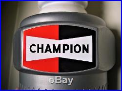 Rare 70's Large Vintage Plastic Champion Spark Plug Store Display & 3-D Sign