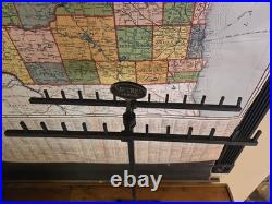 Rare Find Neck Tie Vintage Superba Cravats Display Stand Store Advertising 40's