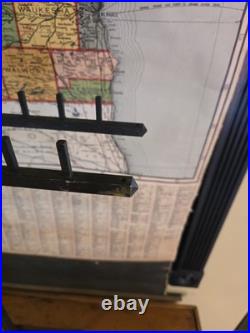 Rare Find Neck Tie Vintage Superba Cravats Display Stand Store Advertising 40's