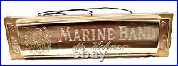 Rare Harmonica M Hohner Marine Band Vintage 24 Store Advertising Display Model