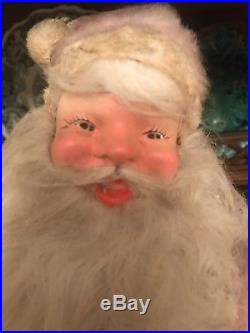 Rare Harold Gale Vintage Pink Santa Claus Doll Figure Store Display
