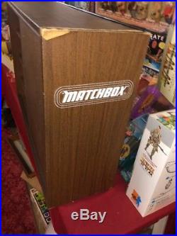 Rare Large Vintage Matchbox Store Display Case Large! Original 1970's or 80's