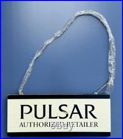 Rare New Pulsar Authorized Retailer Sign Watch Store Display 17.5 Vintage