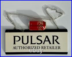 Rare New Pulsar Authorized Retailer Sign Watch Store Display 17.5 Vintage