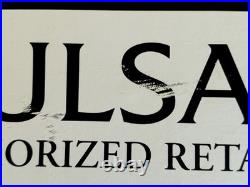Rare New Pulsar Authorized Retailer Sign Watch Store Display 17.5 Vintage