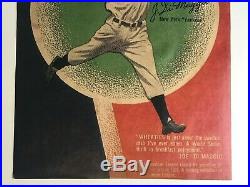 Rare ORIGINAL 1937 DiMaggio Wheaties Store Display Sign Yankees Baseball Vintage