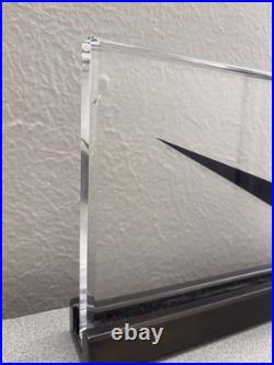 Rare Official Nike Store Display Lucite And Metal Heavy Duty 1990s 2000s Y2K VTG