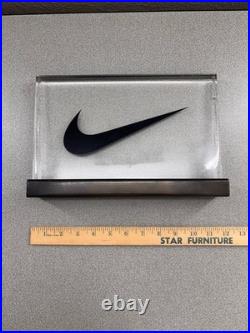 Rare Official Nike Store Display Lucite And Metal Heavy Duty 1990s 2000s Y2K VTG