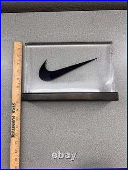 Rare Official Nike Store Display Lucite And Metal Heavy Duty 1990s 2000s Y2K VTG