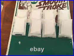 Rare Smooth Stroke Billiards Display Card & Hand Conditioner Bags Vintage