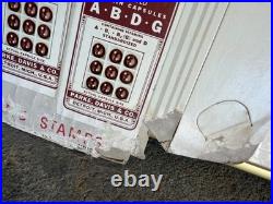Rare Vintage 1940s Parke-Davis Vitamins General Store Cardboard Display Sign