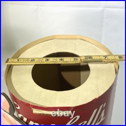 Rare Vintage 1950's Campbell's Tomato soup Santa Hand Cardboard Store Display