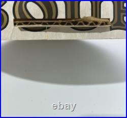 Rare Vintage 1950's Campbell's Tomato soup Santa Hand Cardboard Store Display