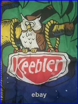 Rare Vintage 1984 Keebler Elves Cookie Elf Treehouse Sleeping Bag 30 x 60 NOS