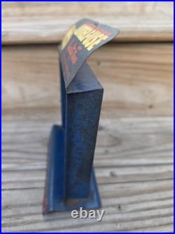 Rare Vintage Antique Littelfuse Metal Countertop Display Automotive Fuse Rack