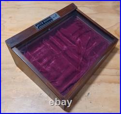 Rare Vintage Buck Knives Countertop Display Wood Case General Store Advertising