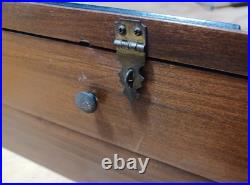 Rare Vintage Buck Knives Countertop Display Wood Case General Store Advertising