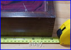 Rare Vintage Buck Knives Countertop Display Wood Case General Store Advertising