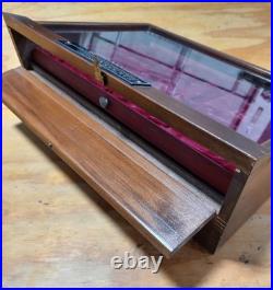 Rare Vintage Buck Knives Countertop Display Wood Case General Store Advertising