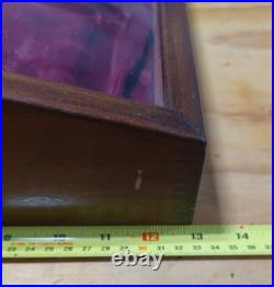 Rare Vintage Buck Knives Countertop Display Wood Case General Store Advertising