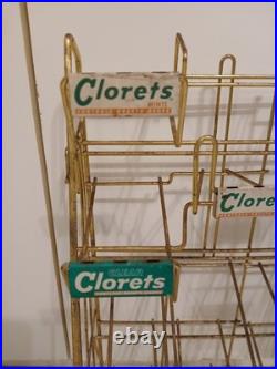 Rare Vintage Certs Clorets Rolaids Gum Counter Top Store Display 23 Metal
