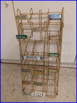 Rare Vintage Certs Clorets Rolaids Gum Counter Top Store Display 23 Metal