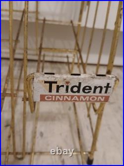 Rare Vintage Certs Clorets Rolaids Gum Counter Top Store Display 23 Metal