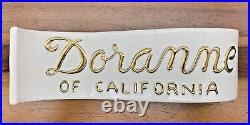 Rare Vintage Doranne of California Cookie Jars Advertising Store Display Sign