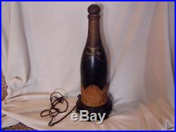 Rare Vintage Huge Counter Store Display Christian Brothers Figural Bottle Radio